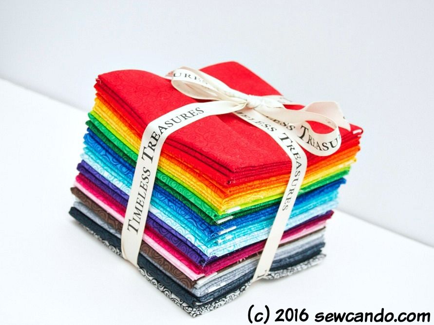 Sew Can Do Lucky Rainbow Fat Quarter Fabric Bundle Giveaway